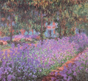 Irissen in de tuin van Monet, 1900. Olieverf op linnen, 81 x 92 cm. Parijs, Musée d'Orsay